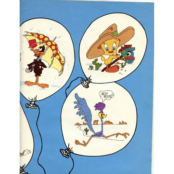 Bugs Bunny & Friends Looney Tunes Designs In Counted Cross Stitch Book 5083 - Picture 3 of 3